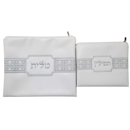 40 שח 1סט טלית קטיפה כחול רוביקון מנדלה ריקמה כסף